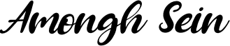 Amongh Sein Italic.otf