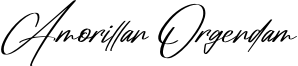 Amorillan Orgendam Font