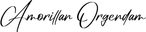 Amorillan Orgendam Font