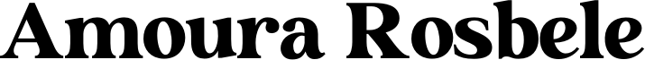 Amoura Rosbele Font