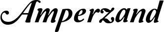 Amperzand Font