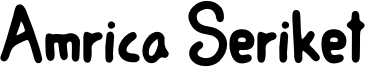 Amrica Seriket Font