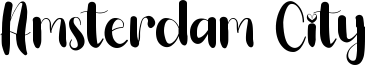 Amsterdam City Font