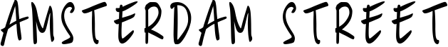Amsterdam Street Font
