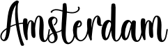 Amsterdam Font