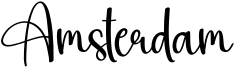 Amsterdam Font