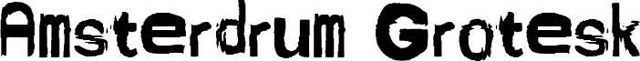 Amsterdrum Grotesk Font