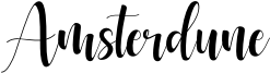 Amsterdune Font