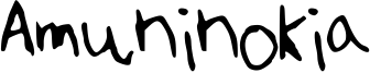 Amuninokia Font