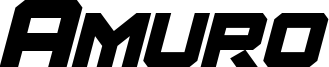 Amuro Bold Italic.otf