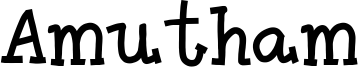 Amutham Font