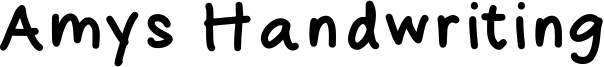 Amys Handwriting Font