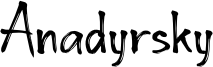 Anadyrsky Font