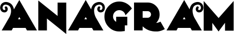 Anagram Font