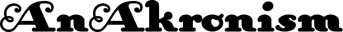 AnAkronism Font