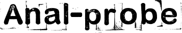 Anal-probe Font