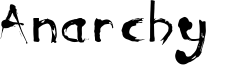 Anarchy  Font