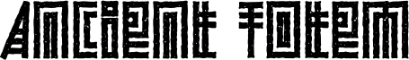 Ancient Totem Font