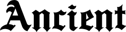 Ancient Font