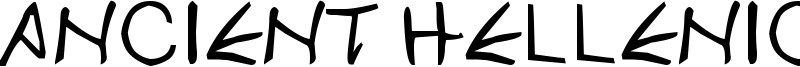 Ancient Hellenic Font