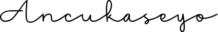 Ancukaseyo Font