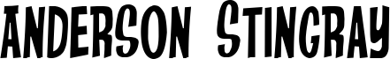 Anderson Stingray Font