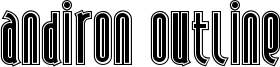 Andiron Outline Font