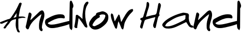 AndNow handwrite.otf