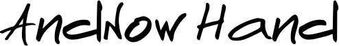 AndNow Hand Font