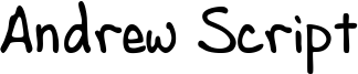 Andrew Script Font