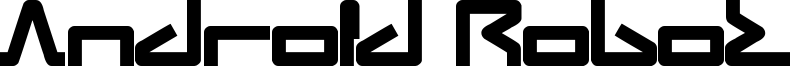 Android Robot Font