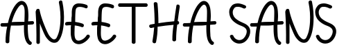 Aneetha Sans Font