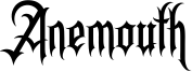 Anemouth Font