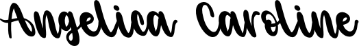 Angelica Caroline Tilted.otf