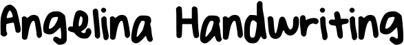 Angelina Handwriting Font