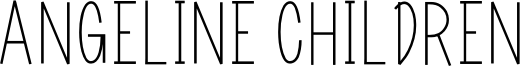 angeline children Font