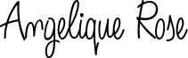 Angelique Rose Font