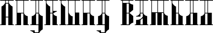 Angklung Bamboo Font