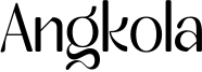 Angkola Font