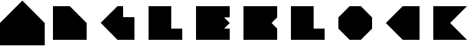 Angleblock Font