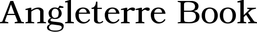 Angleterre Book Font