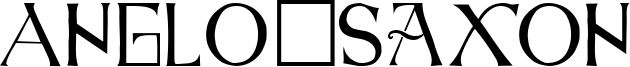 Anglo-Saxon Font