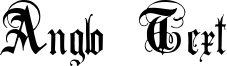 Anglo Text Font