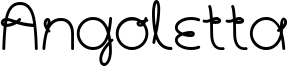 Angoletta Font
