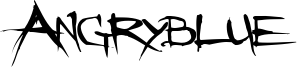 Angryblue Font