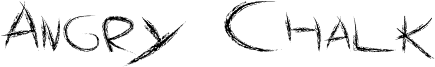 Angry Chalk Font