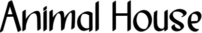 Animal House Font