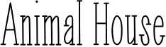 Animal House Font