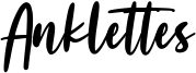 Anklettes Font