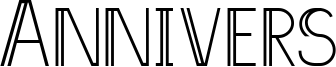 Annivers Font